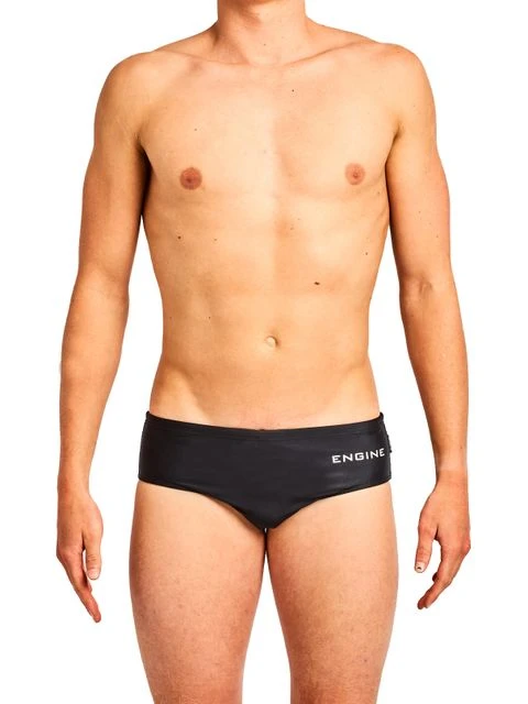 Engine Club Cut Pool Briefs - Black 3 Engine Club Cut Pool Briefs - Black