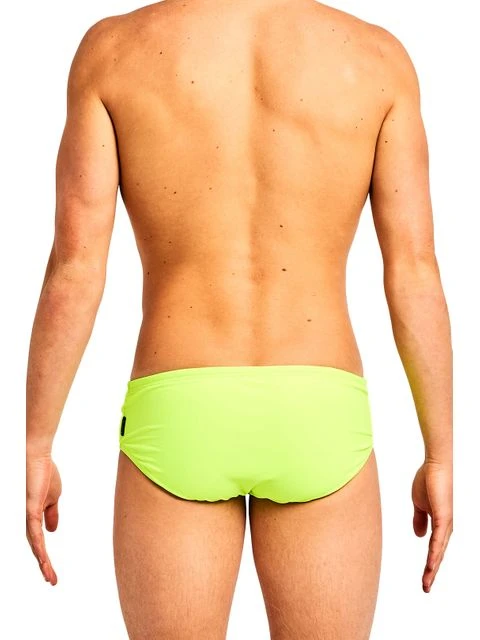 Engine Club Cut Pool Briefs - Fluro Yellow 5 Engine Club Cut Pool Briefs - Fluro Yellow - Image 3