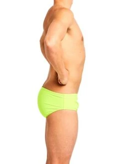 Engine Club Cut Pool Briefs - Fluro Yellow 10 Engine Club Cut Pool Briefs - Fluro Yellow -Aqua Fit Wear engine club cut pool briefs fluro yellow rscc fy 4