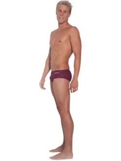 Engine Club Cut Pool Briefs - Maroon 7 Engine Club Cut Pool Briefs - Maroon -Aqua Fit Wear engine club cut pool briefs maroon rscc ma 3
