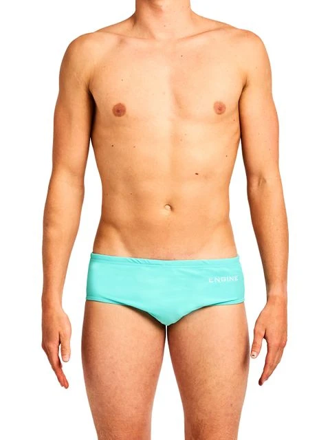 Engine Club Cut Pool Briefs - Turquoise 3 Engine Club Cut Pool Briefs - Turquoise