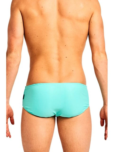 Engine Club Cut Pool Briefs - Turquoise 5 Engine Club Cut Pool Briefs - Turquoise - Image 3