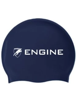 Engine Solid Swim Cap - Navy