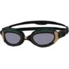 Zoggs Predator Flex Titanium Reactor Goggles Small Fit - Reactor Titanium/Black/Gold -Aqua Fit Wear gold 461089 bkgortis
