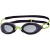 Zoggs Fusion Air Goggles - Smoke/Black/Green -Aqua Fit Wear green 461012bklmtsm