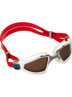 Aqua Sphere Kayenne Pro Goggles - Brown Polarised/White/Grey -Aqua Fit Wear grey 192110 2