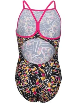 Arena Lightdrop Back One Piece - Freak Rose/Multi -Aqua Fit Wear multi 005086 950 2