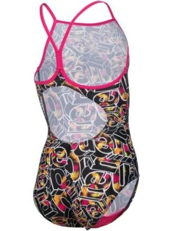 Arena Lightdrop Back One Piece - Freak Rose/Multi -Aqua Fit Wear multi 005086 950 3