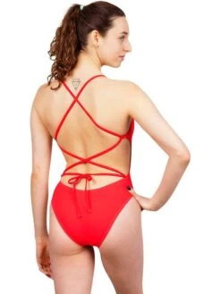 Odeclas Syncro Tie Back One Piece - Red Pepper 7 Odeclas Syncro Tie Back One Piece - Red Pepper -Aqua Fit Wear odeclas syncro tie back one piece red pepper btfs22 107 2