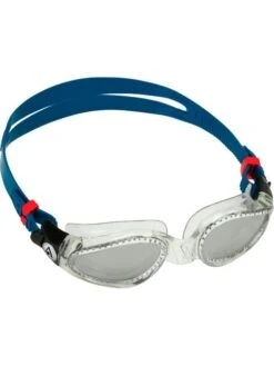 Aqua Sphere Kaiman Goggles - Silver Titanium Mirror/Clear/Petrol -Aqua Fit Wear petrol 191930 2
