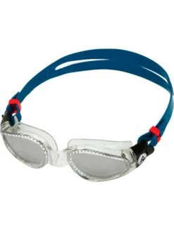 Aqua Sphere Kaiman Goggles - Silver Titanium Mirror/Clear/Petrol