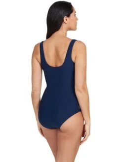 Zoggs Macmasters Scoopback One Piece - Navy/Petrol -Aqua Fit Wear petrol 462314 nvpe 4