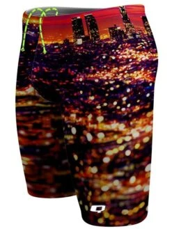 Q Swimwear Jammers - City Of Angels -Aqua Fit Wear q swimwear city of angels jammers qscang 1