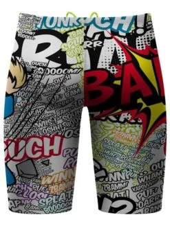 Q Swimwear Jammers - Comic Book -Aqua Fit Wear q swimwear jammers comic book qs091 3