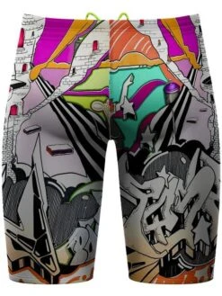 Q Swimwear Jammers - The Night Shift -Aqua Fit Wear q swimwear the night shift jammers qsnsh 3