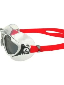 Aqua Sphere Vista Swim Mask - Smoke/White/Grey/Red -Aqua Fit Wear red 190090 4