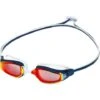 Aqua Sphere Fastlane Googles - Titanium Red Mirror / Navy / Red -Aqua Fit Wear red 191820