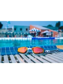 Aqua Sphere Fastlane Googles - Titanium Red Mirror / Navy / Red -Aqua Fit Wear red 191820 5