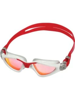 Aqua Sphere Kayenne Goggles - Red Titanium Mirror/Grey/Red