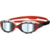 Zoggs Predator Flex Titanium Goggles - Smoke Mirror/Clear/Red 1 Zoggs Predator Flex Titanium Goggles - Smoke Mirror/Clear/Red -Aqua Fit Wear red 461054clrdmsmr