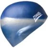 Zoggs Multicolour Swim Cap - Blue/Silver