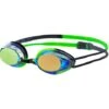 Vorgee Missile Fuze Mirrored Goggles - Black & Green -Aqua Fit Wear vorgee missile fuze mirrored goggles black green 808002f gb