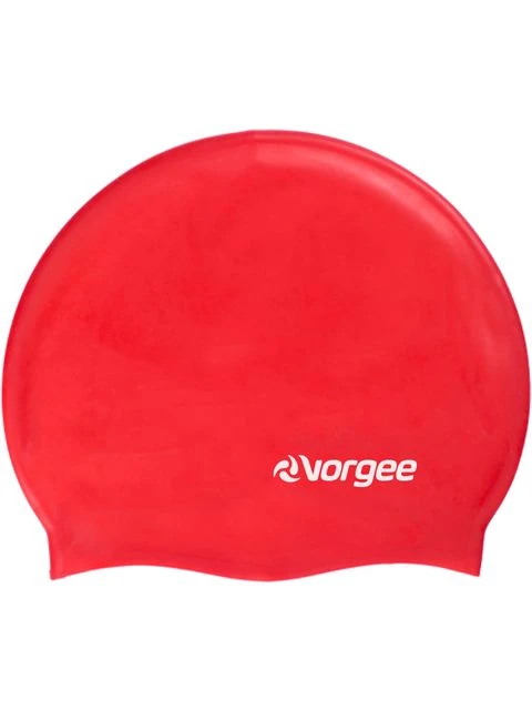Vorgee Super Flex Swim Cap - Red 3 Vorgee Super Flex Swim Cap - Red