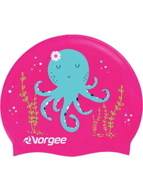 Vorgee Junior Character Swim Cap - Octopus 3 Vorgee Junior Character Swim Cap - Octopus