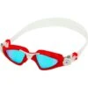 Aqua Sphere Kayenne Goggles Compact Fit - Blue Titanium Mirror/Red/White -Aqua Fit Wear white 191670