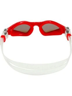 Aqua Sphere Kayenne Goggles Compact Fit - Blue Titanium Mirror/Red/White -Aqua Fit Wear white 191670 2