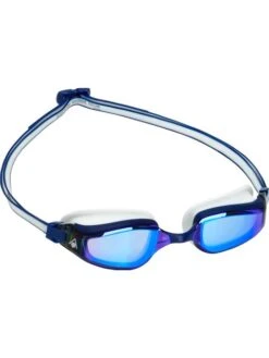 Aqua Sphere Fastlane Goggles - Titanium Blue Mirror / Blue / White -Aqua Fit Wear white 191790 2