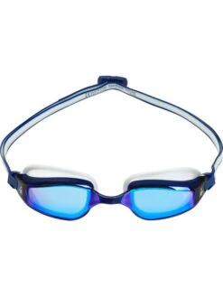 Aqua Sphere Fastlane Goggles - Titanium Blue Mirror / Blue / White -Aqua Fit Wear white 191790 3