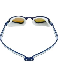 Aqua Sphere Fastlane Goggles - Titanium Blue Mirror / Blue / White -Aqua Fit Wear white 191790 4