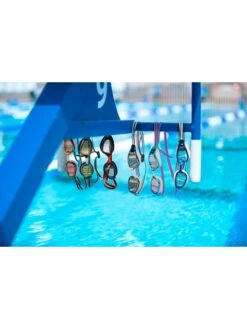 Aqua Sphere Fastlane Goggles - Titanium Blue Mirror / Blue / White -Aqua Fit Wear white 191790 6