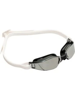 Aqua Sphere XCEED Goggles - Silver Titanium Mirror/Black/White -Aqua Fit Wear white 192270 3