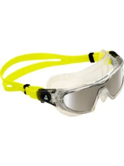 Aqua Sphere Vista Pro Swim Mask - Silver Titanium Mirror/Clear/Yellow 8 Aqua Sphere Vista Pro Swim Mask - Silver Titanium Mirror/Clear/Yellow -Aqua Fit Wear yellow 190130 2