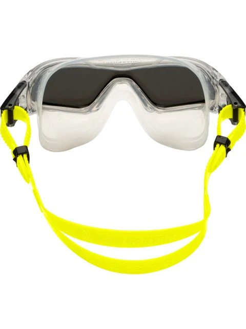 Aqua Sphere Vista Pro Swim Mask - Silver Titanium Mirror/Clear/Yellow 6 Aqua Sphere Vista Pro Swim Mask - Silver Titanium Mirror/Clear/Yellow - Image 4