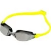 Aqua Sphere Xceed Goggles - Silver Titanium Mirror/Black/Yellow -Aqua Fit Wear yellow 192280