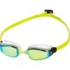 Aqua Sphere Fastlane Goggles - Titanium Yellow Mirror/White/Yellow -Aqua Fit Wear yellow 197580