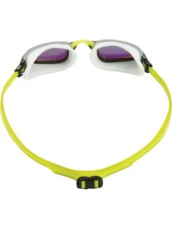 Aqua Sphere Fastlane Goggles - Titanium Yellow Mirror/White/Yellow -Aqua Fit Wear yellow 197580 3