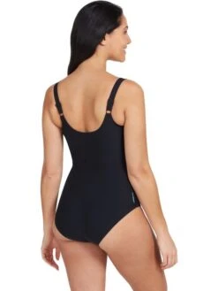 Zoggs Adjustable Scoopback One Piece - Ocean Smoke -Aqua Fit Wear zoggs adjustable scoopback one piece ocean smoke 462318 ocsm 3