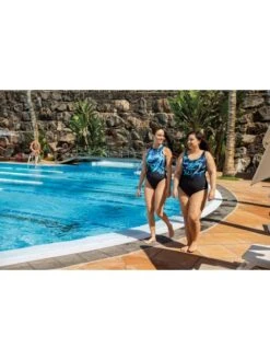 Zoggs Adjustable Scoopback One Piece - Ocean Smoke -Aqua Fit Wear zoggs adjustable scoopback one piece ocean smoke 462318 ocsm 7