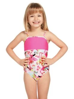 Zoggs Classicback One Piece - Chick Party -Aqua Fit Wear zoggs classicback one piece chick party 463624 chpr 2