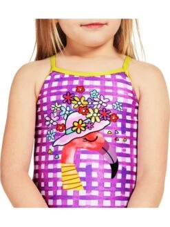 Zoggs Crossback One Piece - Flamingo -Aqua Fit Wear zoggs crossback one piece flamingo 463632 flmg 4