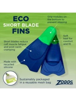 Zoggs Eco Short Blade Fins -Aqua Fit Wear zoggs eco short blade fins 465220 10