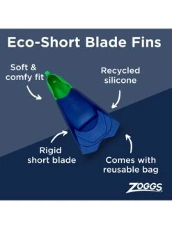 Zoggs Eco Short Blade Fins -Aqua Fit Wear zoggs eco short blade fins 465220 9