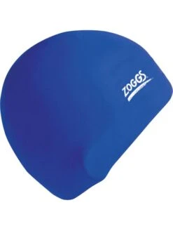Zoggs Junior Plain Swim Cap - Royal
