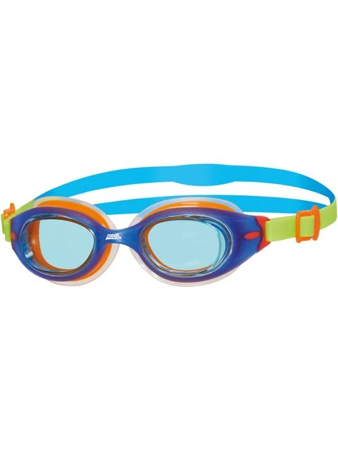 Zoggs Little Sonic Air Goggles - Blue Tint/Blue/Green 3 Zoggs Little Sonic Air Goggles - Blue Tint/Blue/Green