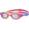 Zoggs Little Sonic Air Goggles - Purple Tint/Pink/Blue -Aqua Fit Wear zoggs little sonic air tinted goggles pink blue 310534