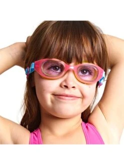 Zoggs Little Sonic Air Goggles - Purple Tint/Pink/Blue -Aqua Fit Wear zoggs little sonic air tinted goggles pink blue 310534 2